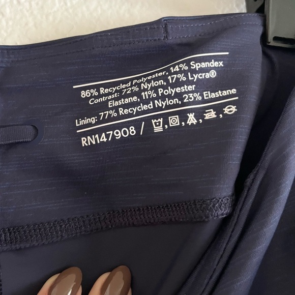 Outdoor Voice Women’s Hudson 4” Mini Skort size XXXL Navy Blue NWT - Picture 7 of 7